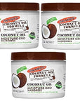 Palmers Coconut Oil Moisture Gro Hairdress Jar 5.25 Ounce (155ml) (Value Pack of 3))