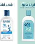Blue Lizard SENSITIVE Mineral Sunscreen with Zinc Oxide, SPF 50+, Water Resistant, UVA/UVB Protection with Smart Bottle Technology - Fragrance Free, 8.75 oz. (Pack of 2)