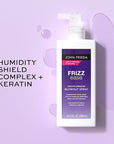 John Frieda Frizz Ease Smooth Operator Blowout Spray, Anti-Humidity, Hair Gloss, Heat Protection Spray for Hair, 6.77 Oz