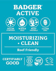 Badger Mineral Sunscreen Combo, SPF 30 Cream & SPF 35 Face Stick, Organic Ingredient with Mineral Zinc Oxide, Unscented Reef Safe Sunscreen Set, Broad Spectrum, Water Resistant, 2-Pack