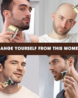 Suttik Foil Shavers for Men Electric Razor, Clippers and Trimmer for Men with LED Display, Waterproof