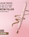 Covergirl Clean Fresh Brow Filler Pomade, 300 Auburn, Eyebrow Pencil, Ultra-Precise Tip, Creamy Formula, Highly Pigmented, Soft Matte Finish, Vegan Formula, 0.007oz