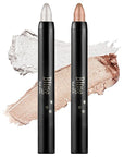 Boobeen Eyeshadow Pencil Crayon Waterproof Stick Shimmer Cream Pen - Create Glitter Eye Makeup, Easy to Use (01#+15#)