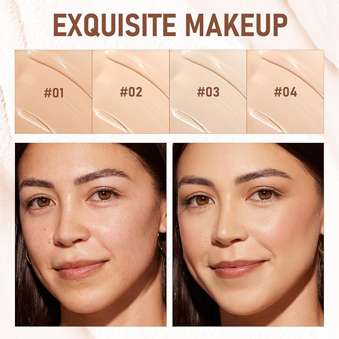 Long-Lasting Concealer Foundation Stick, Full Coverage Foundation Stick, Contouring foundation, Cover Blemishes for All Skin Types (NATURAL)
