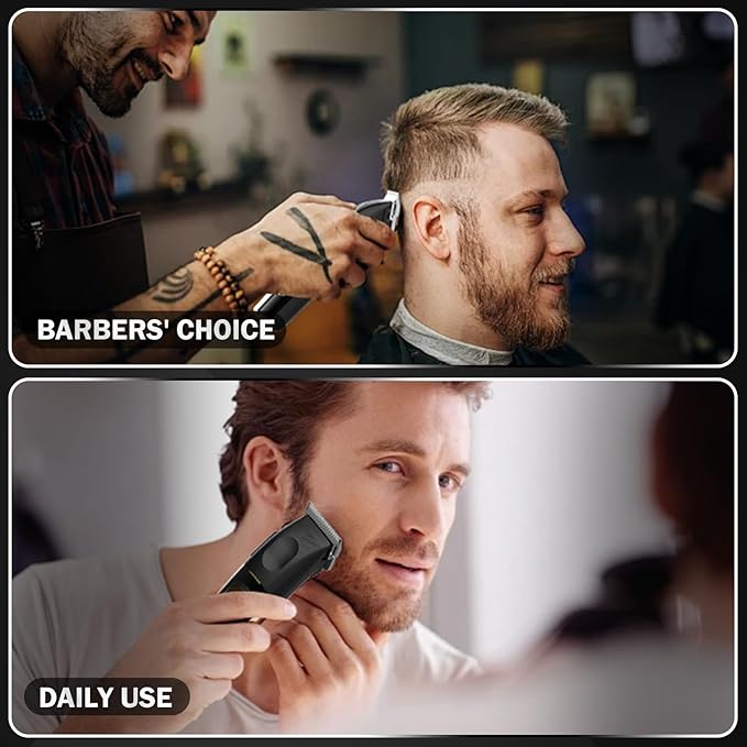 Ufree Hair Clippers for Men Professional, Cordless Barber Clippers and Trimmers Set, Hair Cutting Kit with Storage Stand, Electric Shaver, Gifts for Men