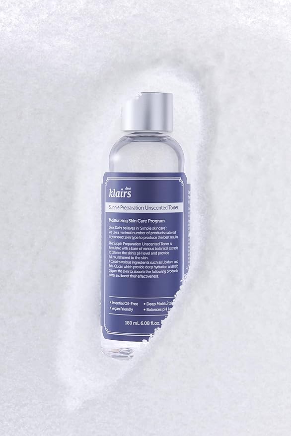 DearKlairs Most Loved Skincare Set - Unscented Toner, Vitamin Serum & E Mask | Korean Glass Skin Routine | Sensitive Skin-Friendly Valentine's Galentines Holiday Gift | Hydrating, Revitalizing
