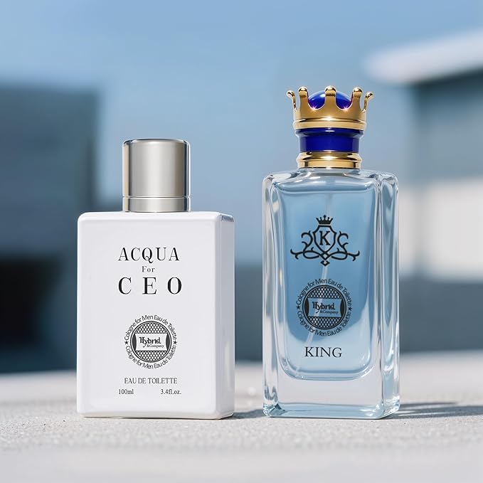 Hybrid & Company Mens 2 Pcs Fresh Eau De Perfum Vaporisateur Natural Spray