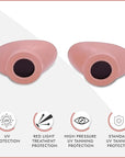 Super Sunnies Slim Flex UV Eye Protection, FDA Compliant Individual Tanning Goggles Eyeshields