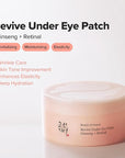 Beauty of Joseon Revive Under Eye Patch Retinal Ginseng for Puffy Under Eye Bag Masks Collagen Peptide Korean Skincare for Women and Men, 60 Sheets 30 Pairs