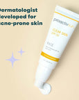 Proactiv Clear Skin Face Sunscreen Moisturizer With SPF 30 - Hydrating SPF Lotion And Sensitive Skin Sunscreen For Oily Skin And Acne-Prone Skin, Oil Free Matte Skincare Sunscreen, 1.5oz