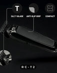 Royal Clips Hair and Beard Fade Kit 2.0 – Professional Clipper, Trimmer & Foil Shaver Bundle for Men, Complete Haircut Set for Barbers, Home Use & Grooming – 5-Hour Battery, 10pcs Limit Combs - Black