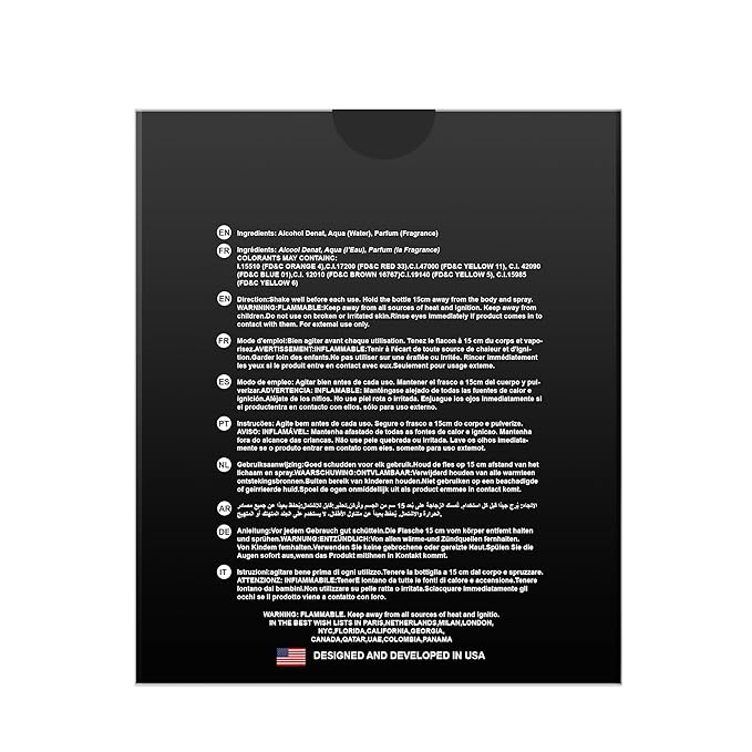 Hybrid & Company Only Fearless For Men Black Edition Eau De Toilette Natural Spray Vaporisateur 3.4 FL.OZ