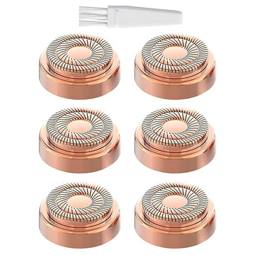 Gen 2 Replacement Heads Compatible With Flawless Facial Hair Remover For Women, Double Ring Replacement Blades For Old Flawless, 6 Count