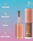 Juvia's Place Nubian Earth Lip Reflect Lip Gloss Nubian Nude - Non-sticky Lip Makeup, Hydrating Lip Gloss, Tinted Lip Gloss, Shine & Glow Lip Makeup, Beauty & Personal Care Products for Lips