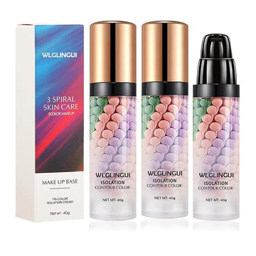 2PCS One Step Color Corrector,Tri-Color Color Correcting Facial