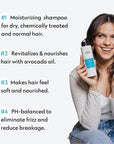 No Nothing Moisturizing Shampoo - Fragrance Free for Dry Hair and Sensitive Scalp - Hydrating, Hypoallergenic, Vegan, Paraben Free and Clear - 10.15oz