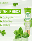 Ruby Kisses Broadway Vita-Lip Clear Lip Gloss (Mint Oil 6 Pack), Ultra-Hydrating & Soothing Formula with Vitamin Oils, High-Shine Non-Sticky Finish, Nourishing Glossy Lip Balm With Cooling Effect