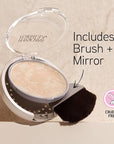 Physicians Formula Mineral Wear Talc-Free Face Powder, Light Coverage Mineral Makeup for Sensitive Skin – Buff Beige