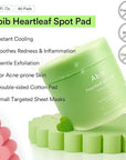 Abib Heartleaf Spot Pad Calming Touch Duo Set 160pads 10.14 fl. oz. | Korean Acne Soothing Toner Pads for Face, Cleansing, Disposable, Exfoliant, Skin Care