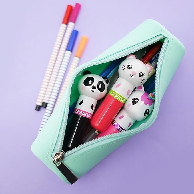 Lip Smacker Lippy Pal Fox Lip Balm Clear Matte Finish, Foxy Apple Flavored, Moisturizing, For Kids