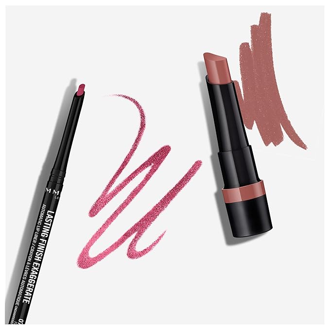Rimmel Lasting Finish Exaggerate Automatic Lip Liner, 70 Pink Enchantment (Pack of 2)