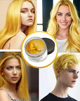 Temporary Hair Color Wax - 4.23 oz Instant Cream Pomade for Party, Cosplay, and Easy Cleaning (1, Gold)