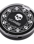 UCANBE Black Cream Face & Body Makeup Foundation, Professional Non-Toxic Greasepaint, Halloween Face Body Paint Palette for Kids & Adults, Facepaint for SFX Clown Zombie Vampire Skull Skeleton Cosplay