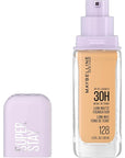 Maybelline Super Stay Lumi-Matte Foundation, Lightweight and Buildable Full Coverage Foundation Makeup For Up To 30HR Wear, 128, 1 Count