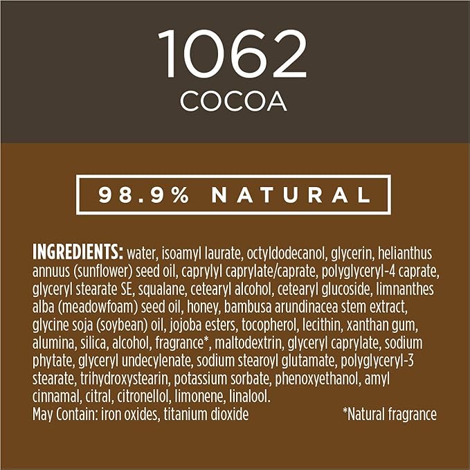 BURTS BEES Cocoa Goodness Glows Liquid Makeup, 1 FZ