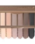 6 Colors Mini Naked Eyeshadow Makeup Palette Neutral Nude Smoky Eye Shadow Taupe & Brown Matte Make Up Pallet with Mirror Highly Pigmented Long Lasting Waterproof Travel Size Gift Kit 01