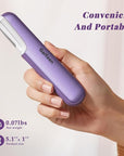 Dermaplaning Tool for Women - Facial Exfoliation & Peach Fuzz Hair Removal with Rechargeable Sonic Edge Technology, 10 Refill Blades
