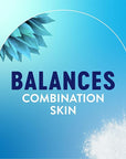 Bioré Balancing Face Wash, Cleanser For Combination Skin, PH Balanced Face Cleanser, Vegan, Cruelty Free 6.77 Oz, Pack of 3