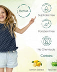 2-Pack All Natural Deodorant For Teen Girls 100% Natural Aluminum-Free Carcinogen Free Kids Deodorant For Girls Clinically Proven To Be Safe For Children and Teenagers