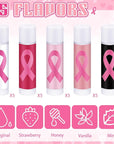 15 Pack Breast Cancer Awareness Lip Balms Gifts Bulk Pink Ribbon Lip Balms Accessories Favors Breast Cancer Awareness Month Items Support Stuff Party Decorations for Women Giveaway