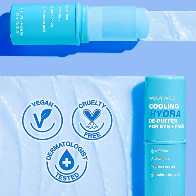 wet n wild Cooling Hydra De-Puffer, Soothing Face & Cruelty-Free