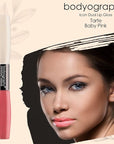 Bodyography Icon Dual Lip Gloss, Tarte, 0.3 Ounce