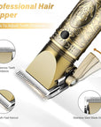 GSKY Hair Clippers for Men Professional, Beard Trimmer Kits & Sets, Cordless Mens Hair Trimmer, Electric Shavers, Haircutting Machine with LED Display, for Barber