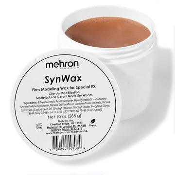 Mehron Makeup SynWax | Firm Modeling Wax for Special FX | Scar Wax SFX Makeup For Fake Scars, Fake Wounds, & Halloween Effects