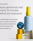 Supergoop! Sunnyscreen 100% Mineral Spray SPF 50 - 3.4 fl oz, Pack of 2 - Face & Body Sunscreen for Babies & Kids - Pediatrician Tested, Hypoallergenic, Fragrance & Silicone Free
