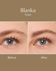 Thrive Causemetics Instant Brow Fix Semi-Permanent Eyebrow Gel, Waterproof Tinted Eye Brow Gel with Vitamin B5, Smudge-Proof, Vegan & Cruelty Free, Blanka (Taupe)