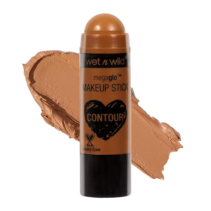 wet n wild MegaGlo Makeup Stick, Buildable Color, Me Maple