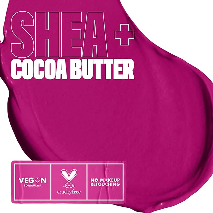 NYX PROFESSIONAL MAKEUP Smooth Whip Matte Lip Cream, Long Lasting, Moisturizing, Vegan Liquid Lipstick - Bday Frosting (Violet Red)