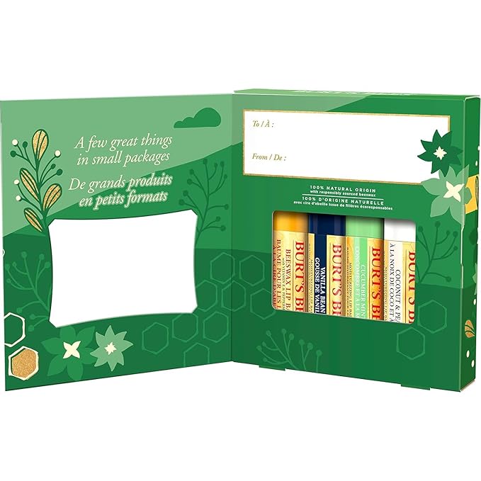 Burt's Bees Holiday Gift, 4 Lip Vanilla,