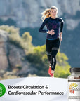 CocoaVia Heart & Brain Supplement, 30 Day, Cocoa Flavanol Extract, Memory & Circulation Booster, Nitric Oxide, Boost Oxygen & Energy, Plant Based, Gluten Free, Vegan, 60 Capsules