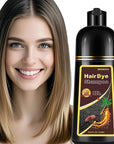 Brown Hair Dye Shampoo, Hair Color Shampoo for Women Men, Long Lasting Brown Hair Shampoo, Colors in Minutes, Champu Para Canas, Easy to Use