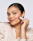 Wander Beauty On-the-Glow Blush and Illuminator - Bare/Nude Glow - 7-in-1 Hydrating Cream Blush & Highlighting Stick - Stick Blush for Cheeks, Lip, Face & Body - Highlighter Makeup & Blush - 0.4 oz