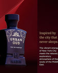 H HABIBI Urban Oud Perfume for Men – 2.5 oz (75ML) Long Lasting Arabian Cologne, Woody Citrus Oud Men Perfume, Luxury Fragrance Gift for Special Occasions