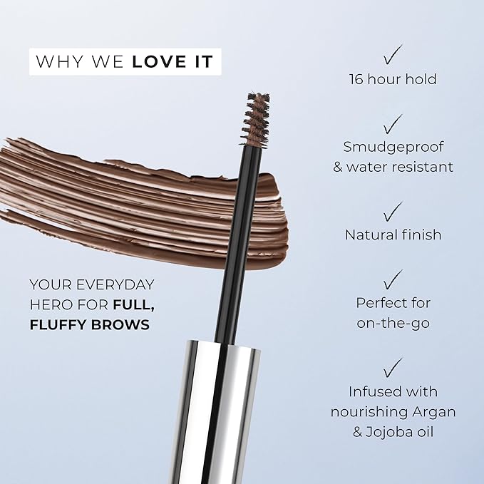 Wunderbrow Fluffy Brow Wax, 16 hour hold, Smudgeproof and Water resistant, Shade: Blonde