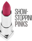 Maybelline Color Sensational Lipstick, Lip Makeup, Matte Finish, Hydrating Lipstick, Nude, Pink, Red, Plum Lip Color, Lust for Blush, 1 Count