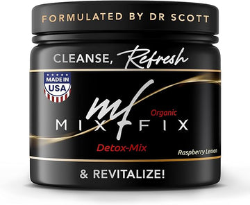 Detox Powder, Full Spectrum Detox Cleanse Mix, Detox for Natural Cleansing and Vitality, Liver Cleanse Detox, Detox Cleanse for Weight Loss, Natural Detox Powder, Vegan Detox (Raspberry Lemon)